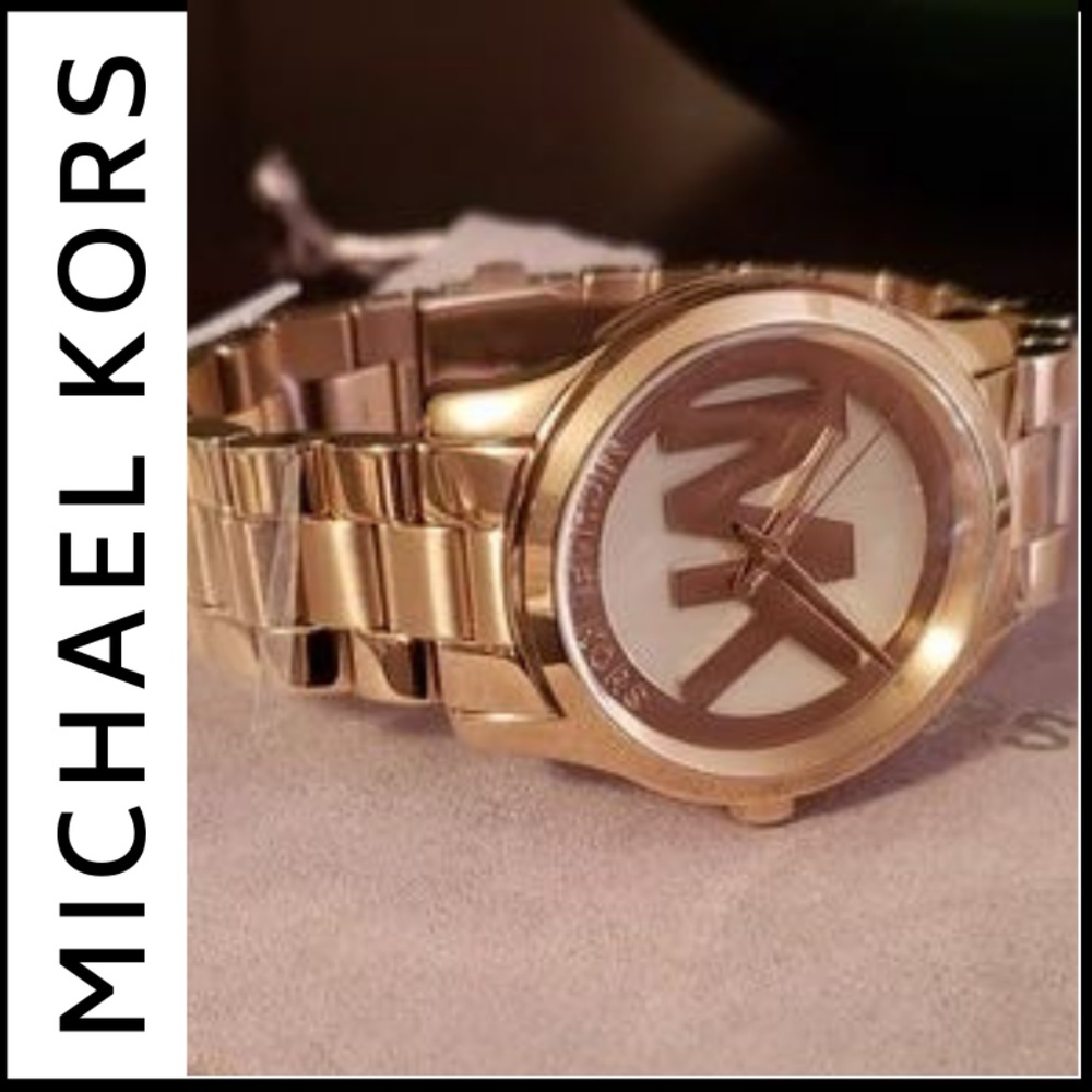SOLD! NWT MICHAEL KORS Stainless Steel Watch - Picture 2 of 8